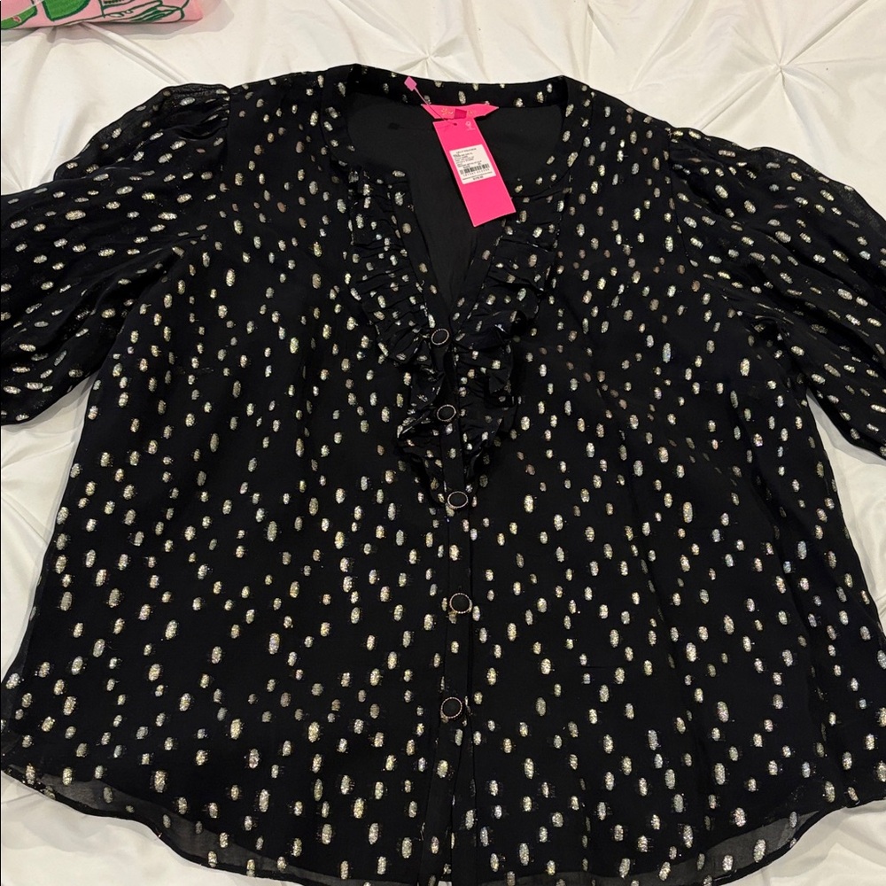 NWT Sz XL Rowe Long Sleevw Blouse